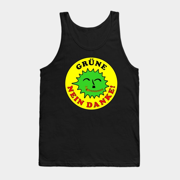 Grüne Nein Danke /Zensur Tank Top by GermaniCus